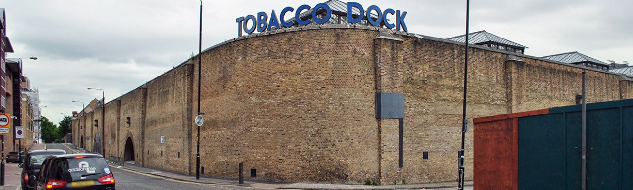 Tobacco Dock in Wapping, London E1.