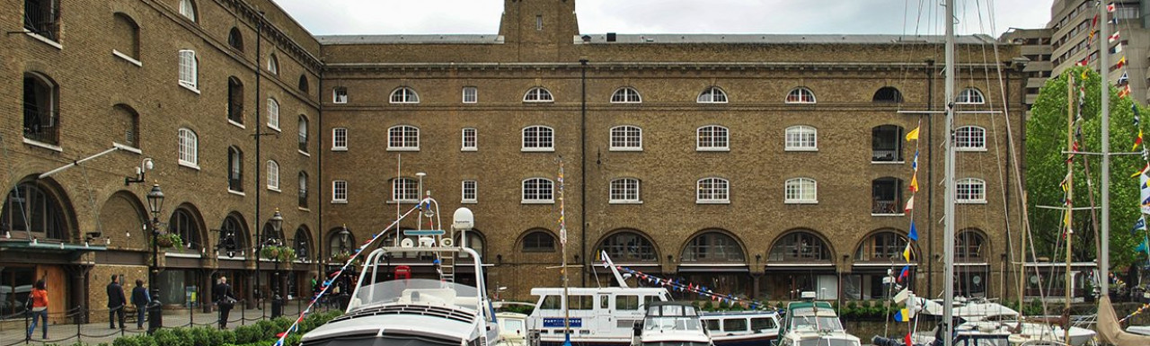 View to the boats and The Ivory House