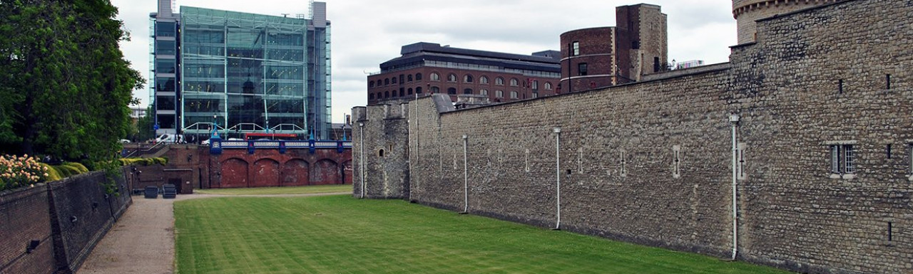 View to Tower Bridge House from the Tower of London in 2012.