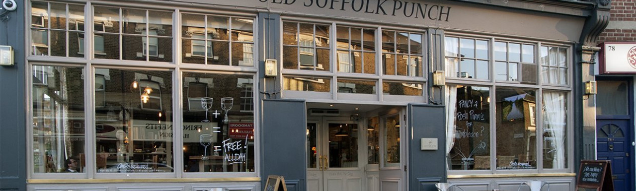 Old Suffolk Punch at 80 Fulham Palace Road in London W6.  