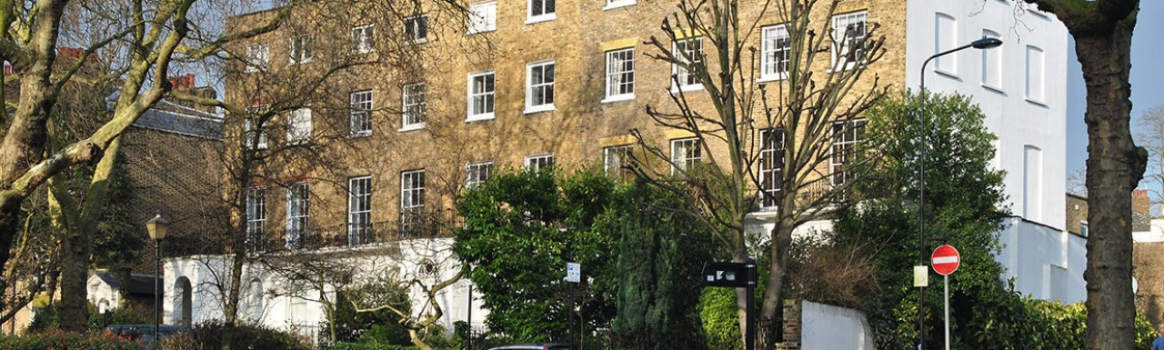 1-5 Grove Terrace terraced houses in London NW5.