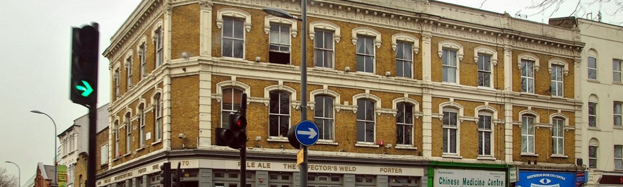  The Defector's Weld pub at 170 Uxbridge Road in Shepherd's Bush Green in London W12.