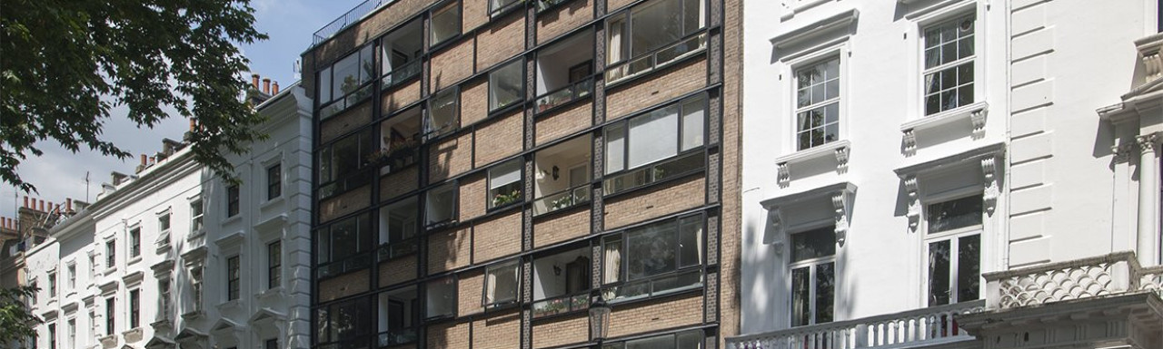 22-26 Ovington Square apartment building in London SW3.