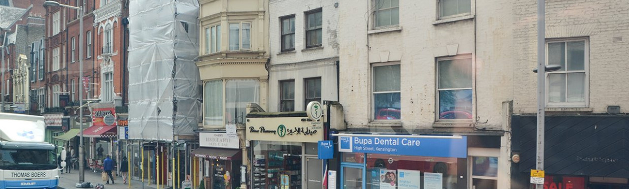 Bupa Dental Care at 21 Kensington High Street in London W8.