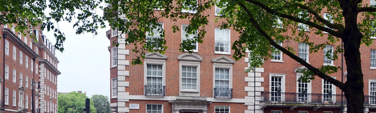 48 Grosvenor Square building in Mayfair, London W1.