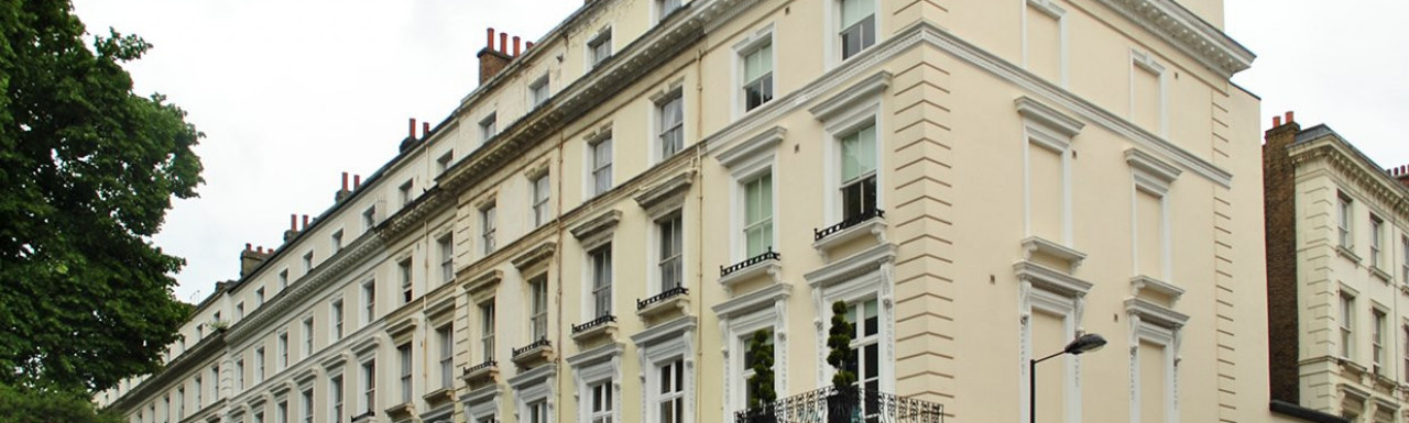 2 Prince's Square terraced house in Bayswater, London W2.
