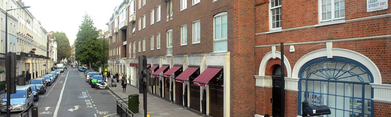 55-65 Ebury Street building next to 77-79 Ebury Street in Belgravia, London SW1.