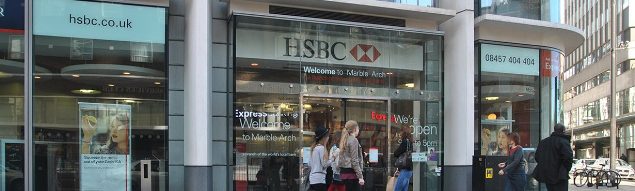 HSBC at 26 Edgware Road in York House, London W1.