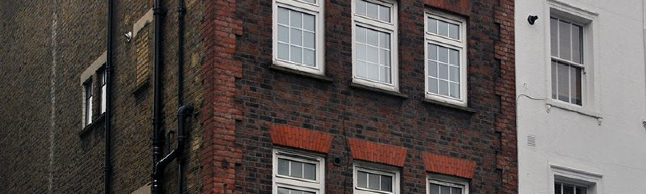 18 Crawford Street building at the corner of Durweston Street in Marylebone, London W1.