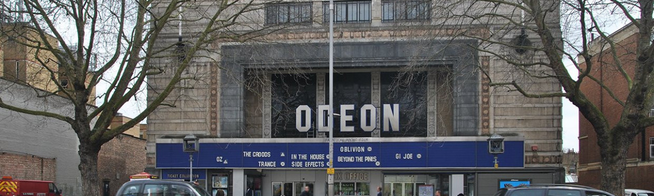 Odeon movie theatre on the site in 2013. Playing GI Joe and The Croods.