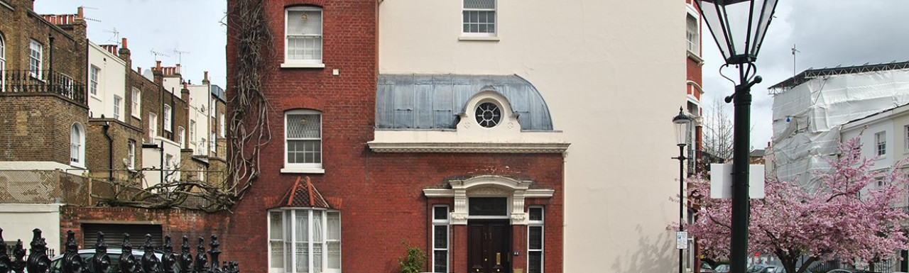 View to 22 Campden Grove from Hornton Street.