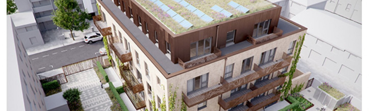 Screen capture of ECD Architects website of the 2 Ashbridge Street development ecda.co.uk.