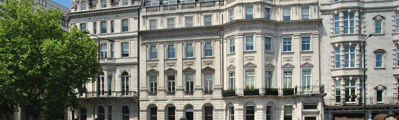 Grade II listed Eon House at 138 Piccadilly in Mayfair, London W1.