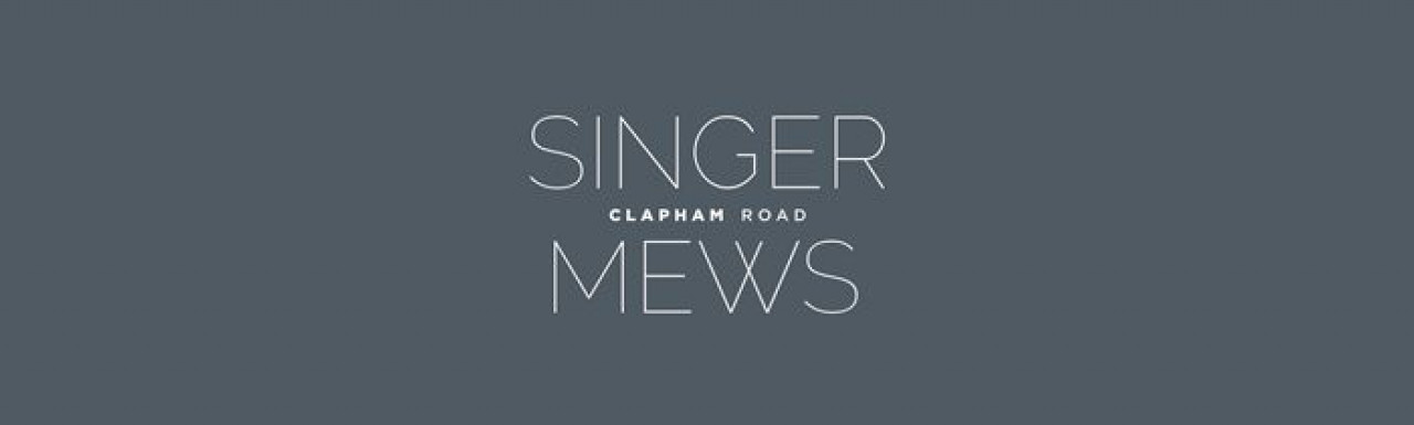 Singer Mews development logo.