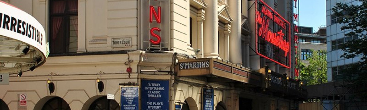 St. Martin's Theatre building on West Street in London WC2.