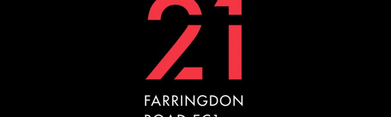 21 Farringdon Road office building logo.