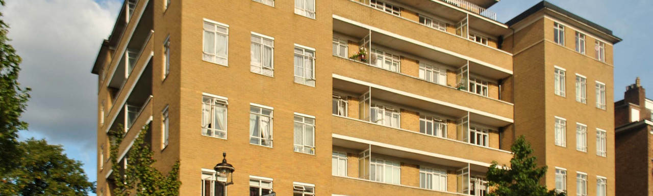 Harrow Lodge apartments on Northwick Terrace in London NW8.