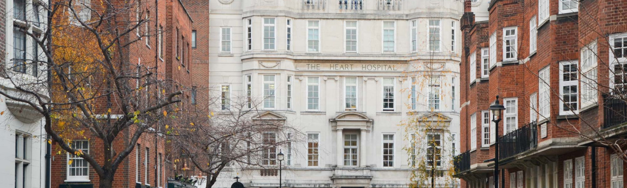 The Heart Hospital at 16-18 Westmoreland Street in Marylebone, London W1.
