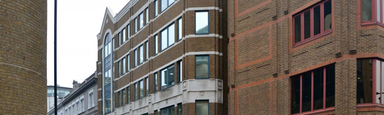 Tower House office building on Worship Street, London EC2.