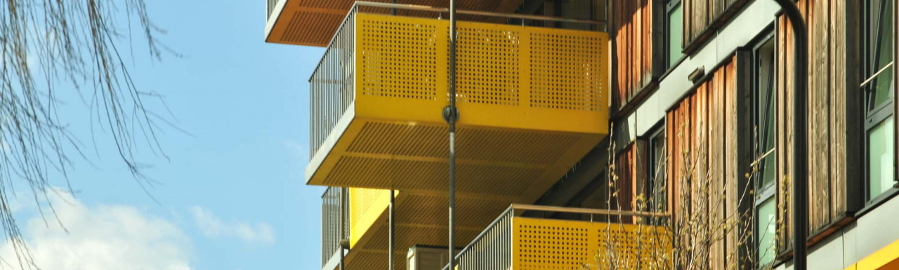 Adelaide Wharf - 19 Whiston Road balconies.