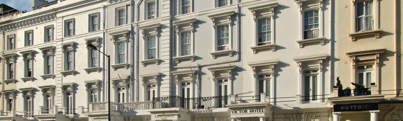 Victor Hotel at 51 Belgrave Road in London SW1.