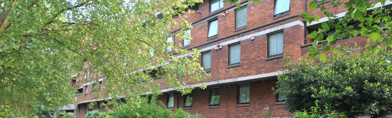 Aubrey Beardsley House flats at 7 Vauxhall Bridge Road in London SW1.