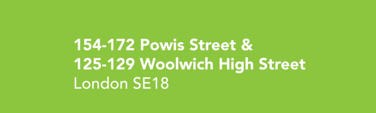 154-172 Powis Street and 125-129 Woolwich High Street development in London SE18.  