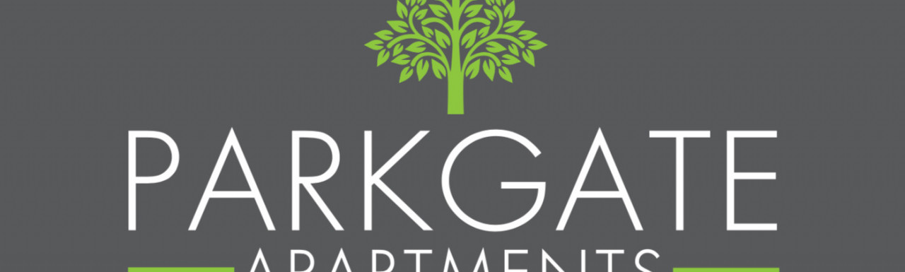 Parkgate Apartments development logo.