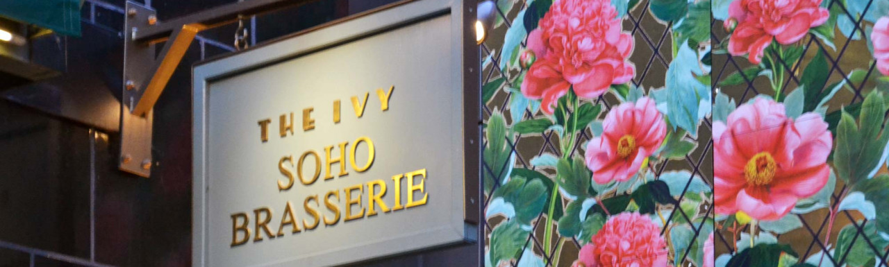 The Ivy Soho Brasserie at 26 Broadwick Street.