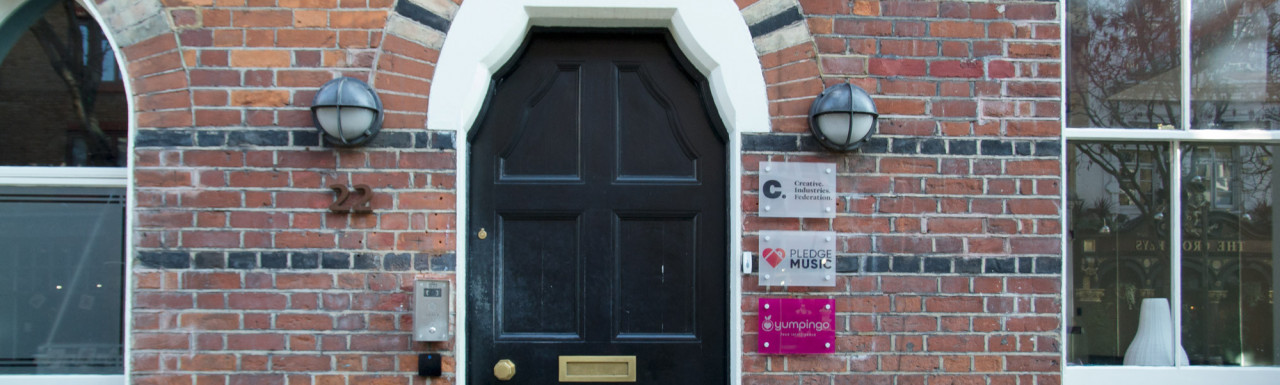 Entrance to 22 Endell Street.