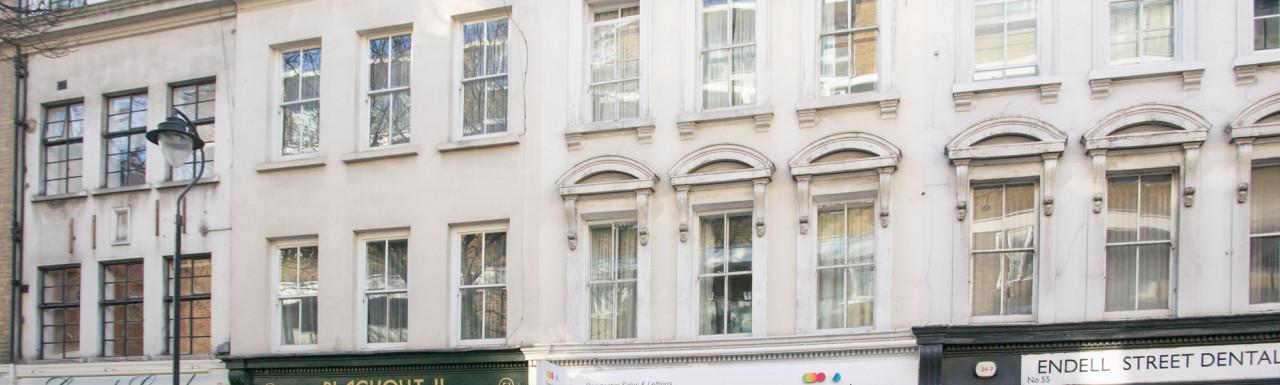 Estate agent Barnard Marcus at 53a Endell Street.