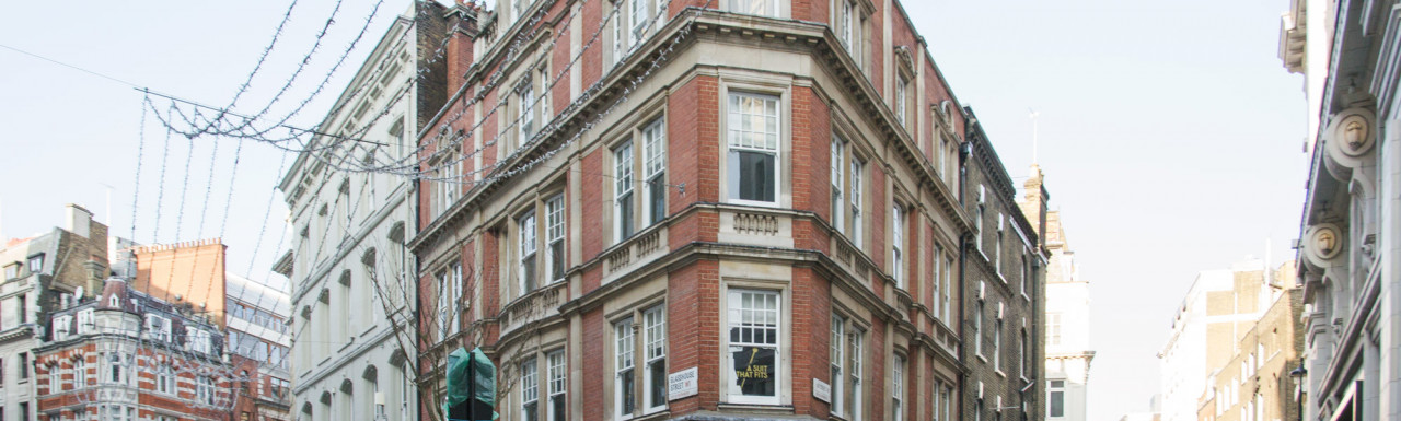 Prezzo at 36-38 Glasshouse Street building in Soho, London W1.