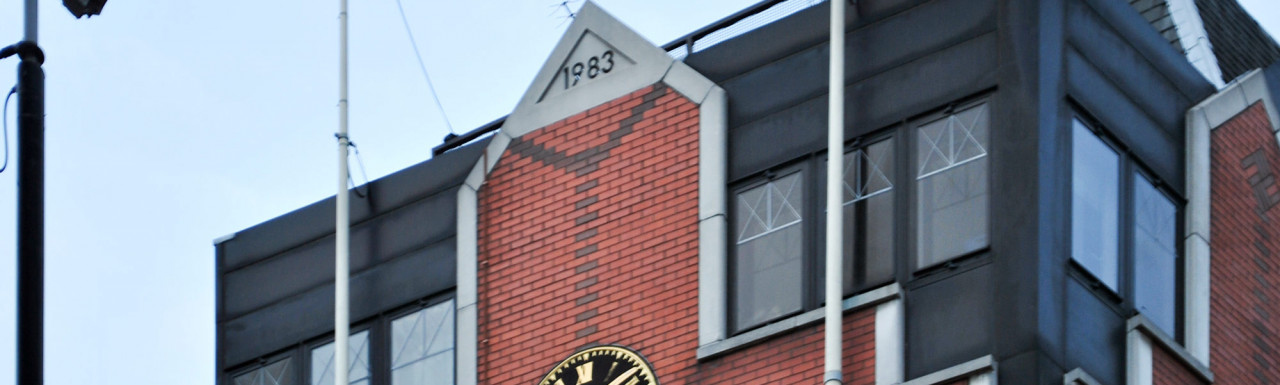 The clock at 180 Fleet Street