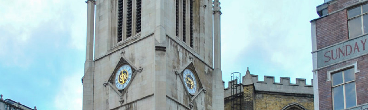 St Dunstan-in-the-West church on Fleet Street in London EC4