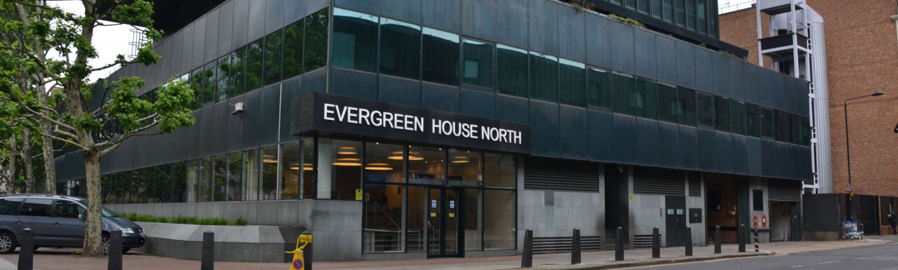 Evergreen House North, view from Grafton Street.