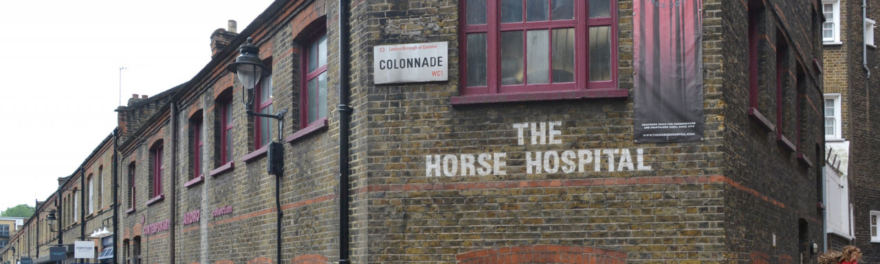 The Horse Hospital building in Bloomsbury, London WC1.