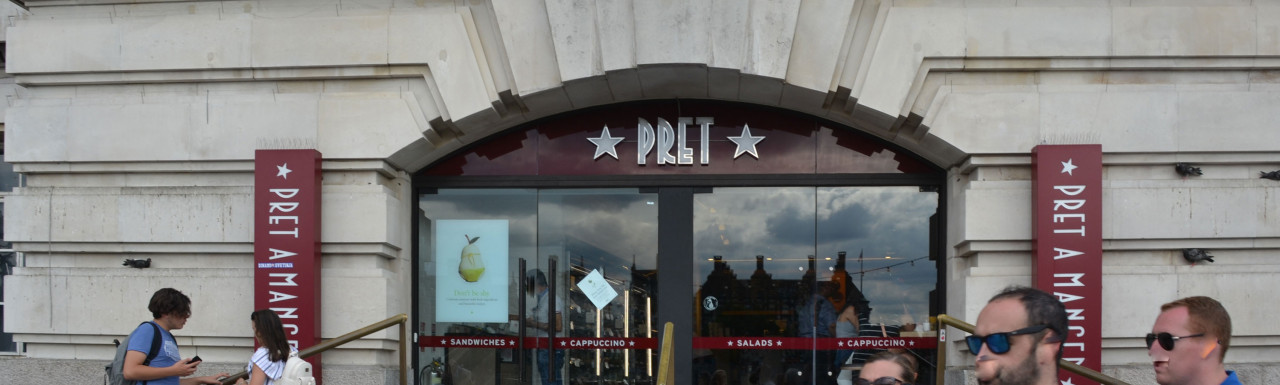 Pret A Manger in the County Hall building.