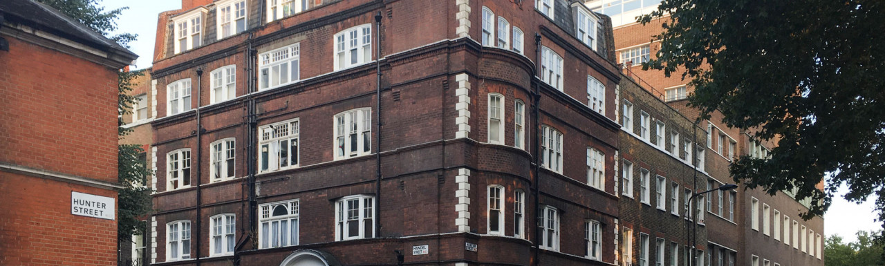 Brunswick Mansions on Handel Street in Bloomsbury, London WC1.