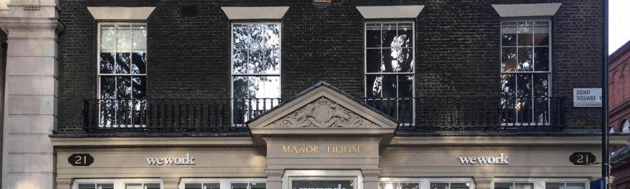 WeWork at Manor House on Soho Square.