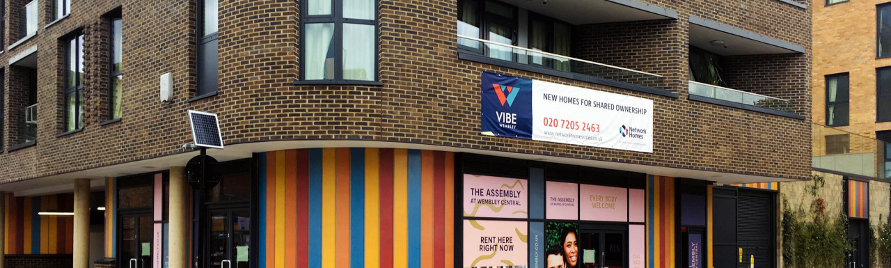 New Shared Ownership homes from Network Homes at The Vibe building on Montrose Crescent in Wembley Central, London HA0.