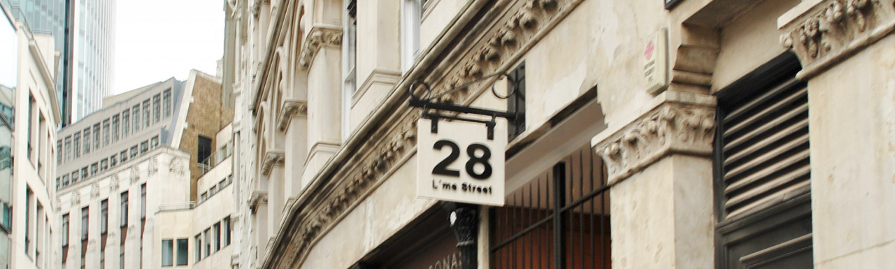 28 Lime Street office building in London EC3.