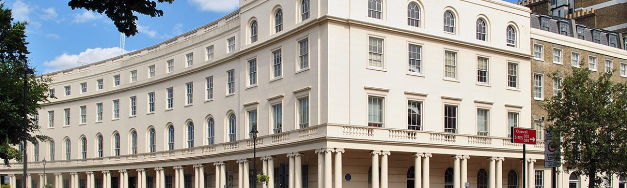 14 Park Crescent and 98 Portland Place in 2012. 