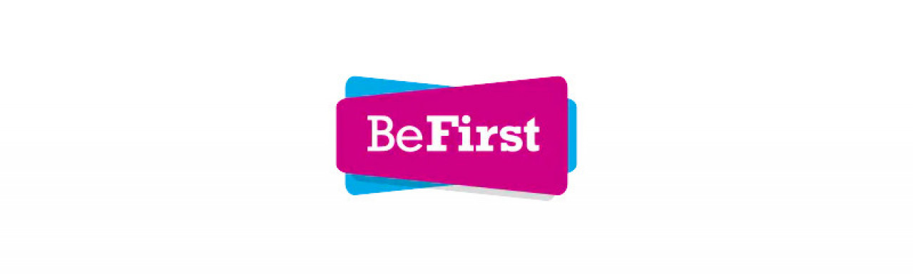 Be First developer logo.