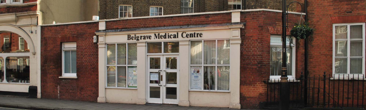 Belgrave Medical Centre on Pimlico Road in London SW1.