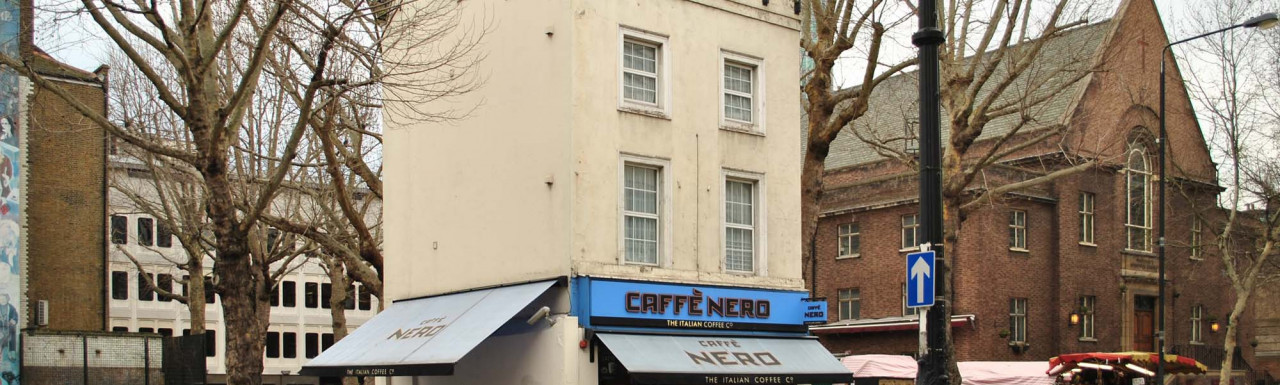 Nero cafe at 79 Tottenham Court Road in London W1.