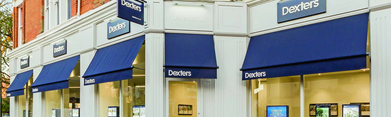 Estate agent Dexters offiices at 53 Shepherd's Bush Green in London W12.