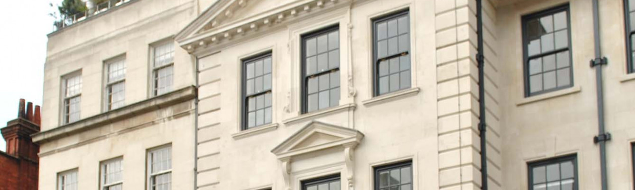 18 Devonshire Street building in Marylebone, London W1.