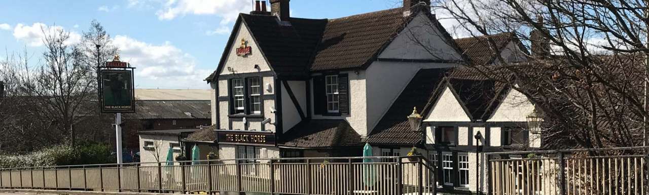 The Black Horse pub on Greenford Road.