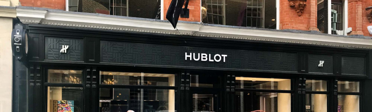 Hublot at 14 New Bond Street, London W1.