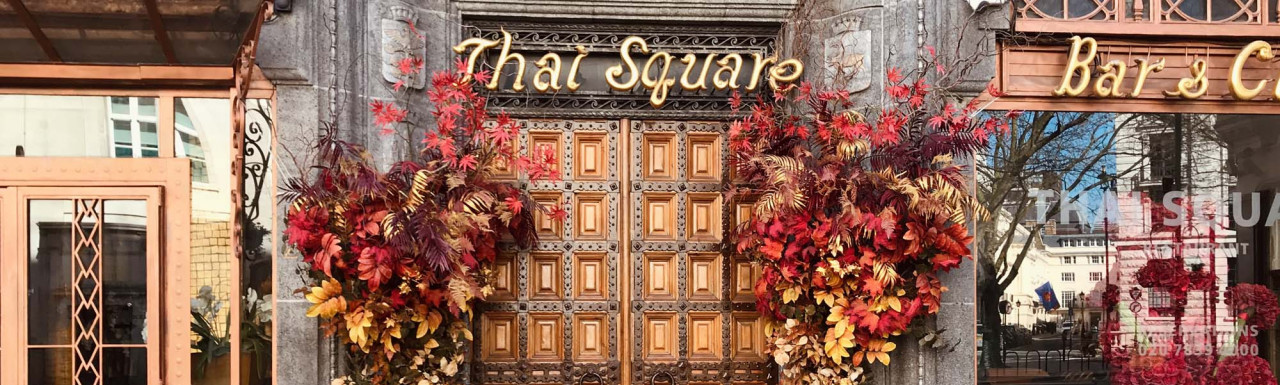 Thai Square Trafalgar Square restaurant at 21-24 Cockspur Street in London SW1.